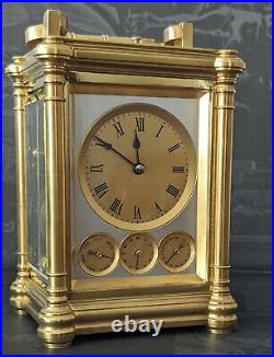 Pendule De Voyage Drocourt Grande Sonnerie carriage clock uhr reloj caruaje