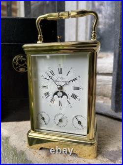 Pendule De Voyage L'ÉPÉE 1839 Officier Pendulette Phases De Lune Pendule De Voyage L'ÉPÉE 1839 Officier Pendulette Phases De Lune