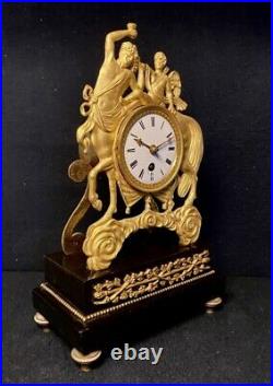 Pendule Empire Au Centaure en bronze doré (French ormolu Clock)