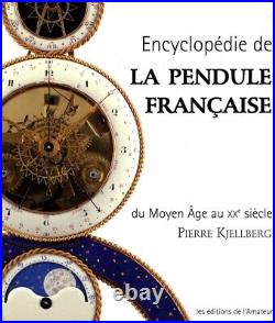 Pendule Empire Flore fertilisant l'univers avec des roses (French clock)