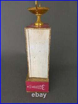 Pendule En Bois Peint Cadran Email Style Louis XVI Xxe P Amic Paris M2054