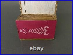 Pendule En Bois Peint Cadran Email Style Louis XVI Xxe P Amic Paris M2054