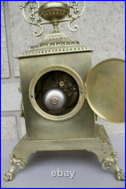 Pendule Horloge Ancienne En Bronze