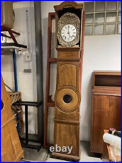 Pendule Horloge Comtoise Mouvement Ancienne Caisse