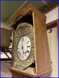 Pendule Horloge Comtoise Mouvement Ancienne Caisse