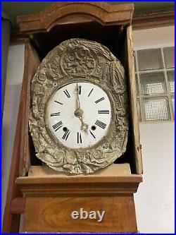 Pendule Horloge Comtoise Mouvement Ancienne Caisse