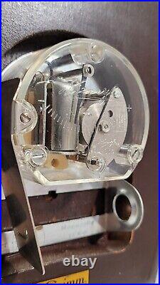 Pendule Horloge Electrique Kienzle Bois 1950 Vintage Design