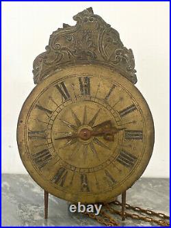 Pendule Horloge Lanterne de type Pont Farcy époque XVIIIe