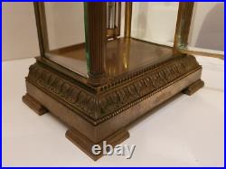 Pendule LEROY Grande Pendule cage vitrée à balancier Pendule LEROY Grande Pendule cage vitrée à balancier