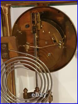 Pendule LEROY Grande Pendule cage vitrée à balancier Pendule LEROY Grande Pendule cage vitrée à balancier