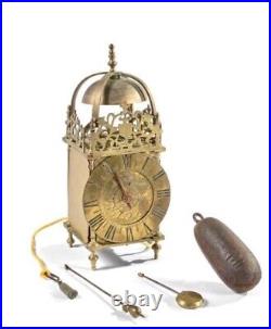 Pendule Lanterne JB Duchesne XVIIIeme Pendule Lanterne JB Duchesne XVIIIeme