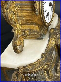Pendule Napoléon III clock reloj mécanisme mouvement? À rénover/pièces XIX eme