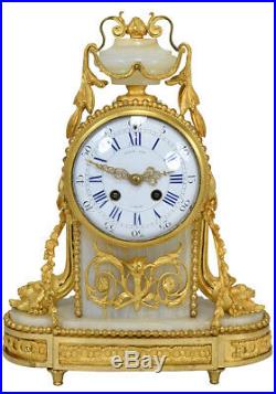 Pendule Raingo. Kaminuhr Empire clock bronze horloge antique cartel Napoleon