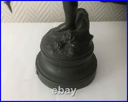 Pendule Régule & Bronze Signée ANFRIE Cadran sur Balancier Angelot Ange Horloge