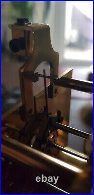 Pendule SCHATZ 1881 400 j laiton rotor horizontal reproduction Germany neuve