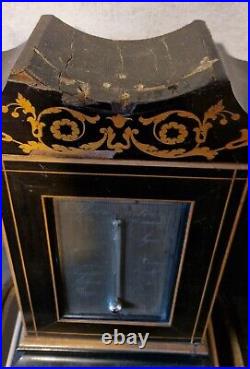 Pendule Thermomètre Restauration 1830 (lire Svp)
