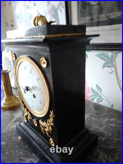 Pendule Uhr Marbre et Bronze XIXème siècle