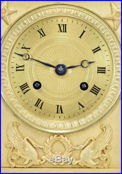 Pendule Uranie. Kaminuhr Empire clock bronze horloge antique cartel uhren