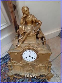 Pendule XIX En Bronze