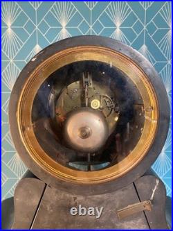 Pendule XIXème, époque Napoléon III, mouvement mercure, en marbre noir