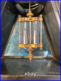 Pendule XIXème, époque Napoléon III, mouvement mercure, en marbre noir