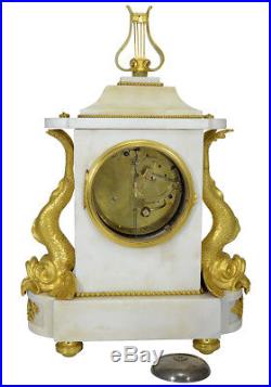 Pendule XVIIIème Louis XVI. Kaminuhr Empire clock bronze horloge antique cartel