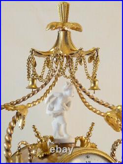 Pendule à Complications Louis XVI à la pagode horloge clock uhr reloj orologio