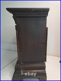 Pendule ancienne Junghans B10 (1910) acajou & laiton 44 cm à restaurer Pendule ancienne Junghans B10 (1910) acajou & laiton 44 cm à restaurer