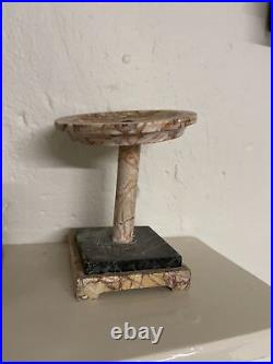 Pendule ancienne bronze et marbre