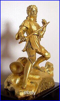 Pendule au TEMPLIER Bronze et Marbre PINCHON Fils Ainé 1880, réf au TARDY