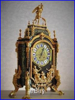 Pendule bronze Cartel Napoléon III boulle, 2ième Empire, clock Pendel
