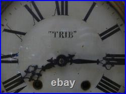 Pendule carillon horloge oil de bouf Napoléon III TRIB REF 3767