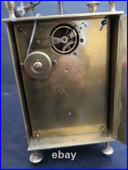 Pendule clock Capucine bronze doré 1820 Bon état de fonctionnement + clé Pendule clock Capucine bronze doré 1820 Bon état de fonctionnement + clé