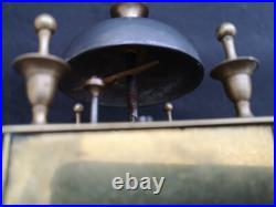 Pendule clock Capucine bronze doré 1820 Bon état de fonctionnement + clé Pendule clock Capucine bronze doré 1820 Bon état de fonctionnement + clé