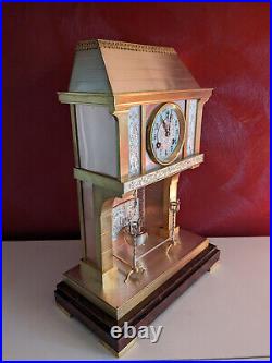 Pendule d'André Romain Guilmet, The cooking pot clock uhr reloj bronze horloge