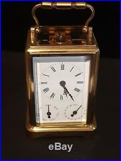 Pendule d'Officier 3 cadrans Pendulette Carriage clock French