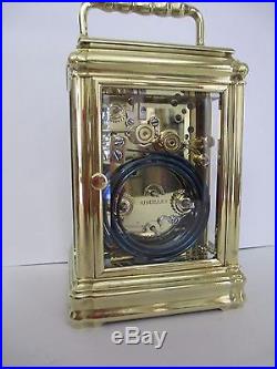 Pendule d'officier Charles OUDIN petite sonnerie carriage clock repeating