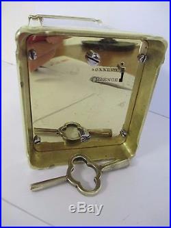 Pendule d'officier Charles OUDIN petite sonnerie carriage clock repeating