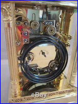 Pendule d'officier, de voyage COUAILLET grande sonnerie, carriage clock