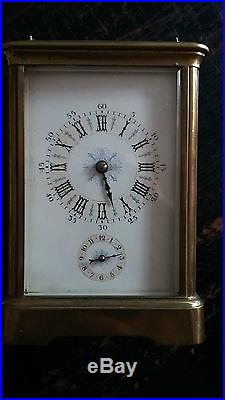 Pendule d'officier, pendulette, carriage clock