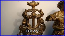 Pendule de cheminée, 1900, marbre et bronze, en bon état et qui fonctionne