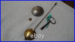 Pendule de cheminée, 1900, marbre et bronze, en bon état et qui fonctionne