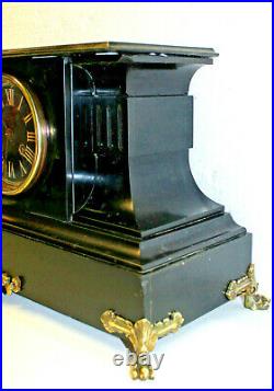 Pendule de cheminée en marbre fonctionnelle 13kg