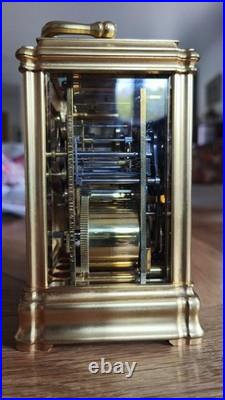 Pendule de voyage Grande Sonnerie pendulette d'officier Leroy Palais Royal