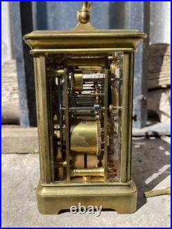 Pendule de voyage Sonnerie Bourdin pendulette d'officier carriage clock Pendule de voyage Sonnerie Bourdin pendulette d'officier carriage clock