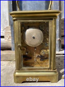 Pendule de voyage Sonnerie Bourdin pendulette d'officier carriage clock Pendule de voyage Sonnerie Bourdin pendulette d'officier carriage clock