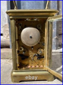 Pendule de voyage Sonnerie Bourdin pendulette d'officier carriage clock Pendule de voyage Sonnerie Bourdin pendulette d'officier carriage clock
