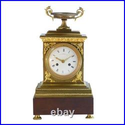 Pendule début XIXe Gaston Jolly clock uhr reloj orologio horloge bronze empire