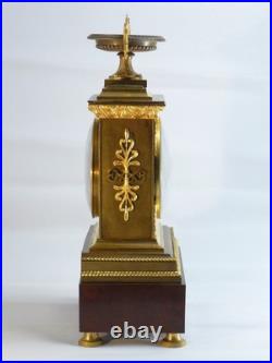 Pendule début XIXe Gaston Jolly clock uhr reloj orologio horloge bronze empire