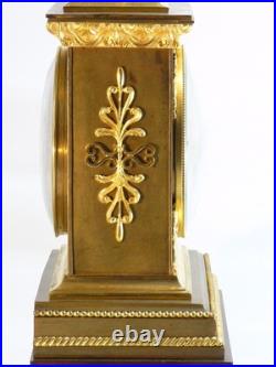 Pendule début XIXe Gaston Jolly clock uhr reloj orologio horloge bronze empire